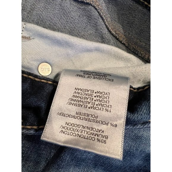 Silver Jeans Suki Capri Cropped jeans‎ size 28 x 22.5 Stretch Distressed Denim - Picture 7 of 9